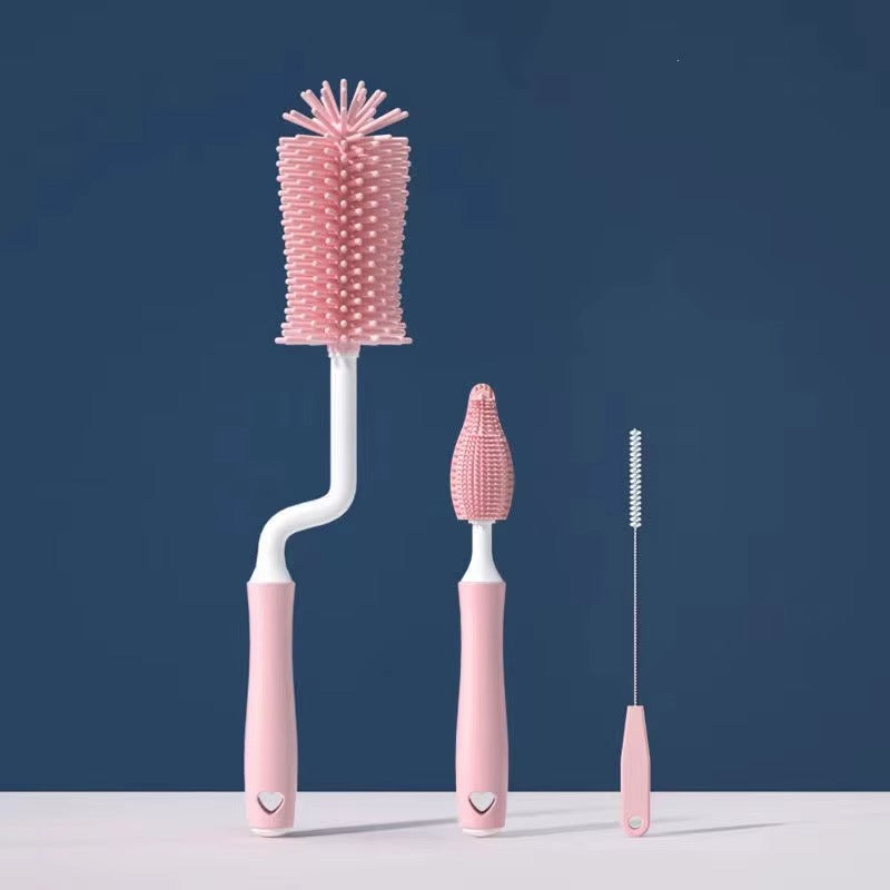 מברשת סיליקון לניקוי בקבוקים ומוצצים