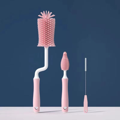 מברשת סיליקון לניקוי בקבוקים ומוצצים