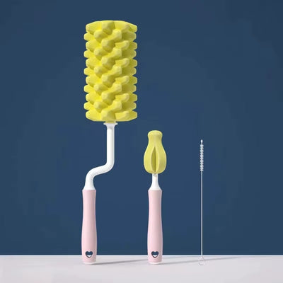 מברשת סיליקון לניקוי בקבוקים ומוצצים