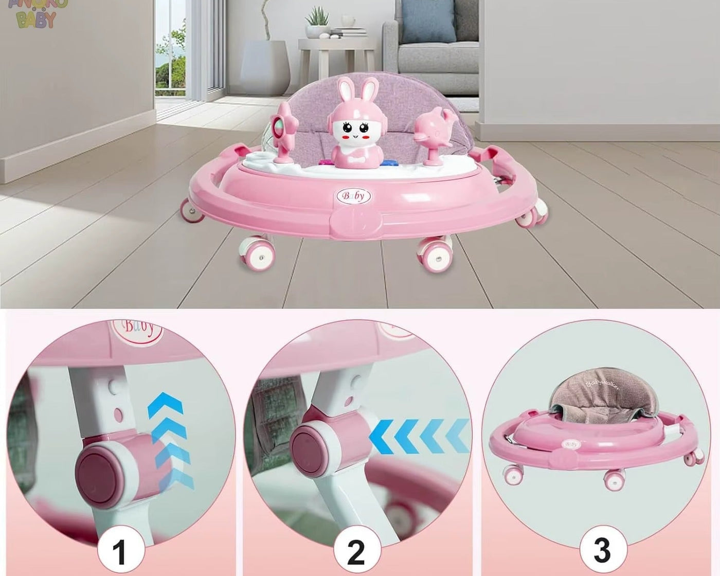 הליכה מתכווננת לתינוקות