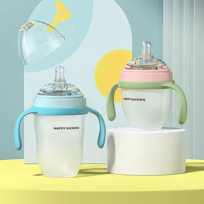 בקבוק תינוק סיליקון למניעת נפילה